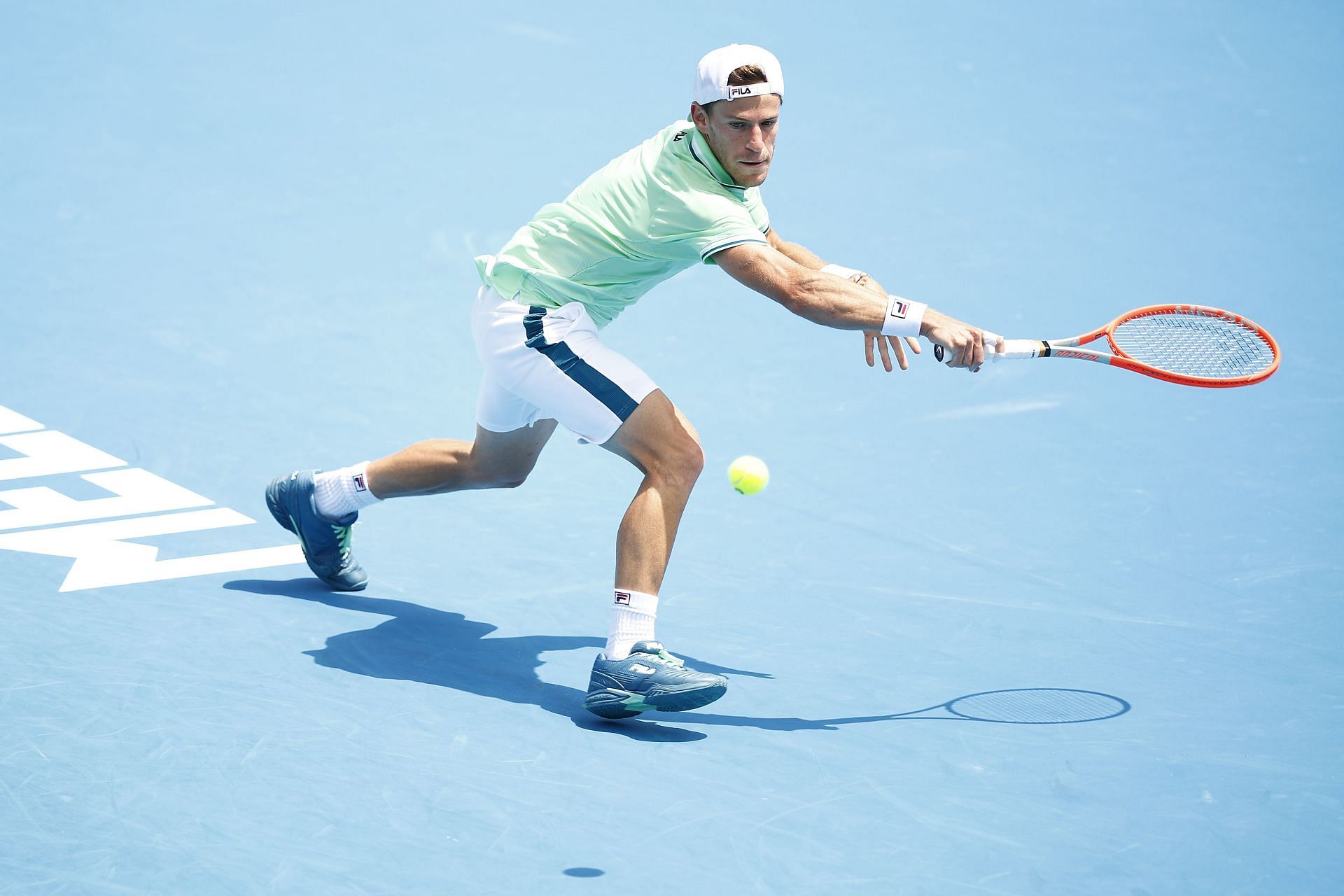 Schwartzman at the 2022 Australian Open.