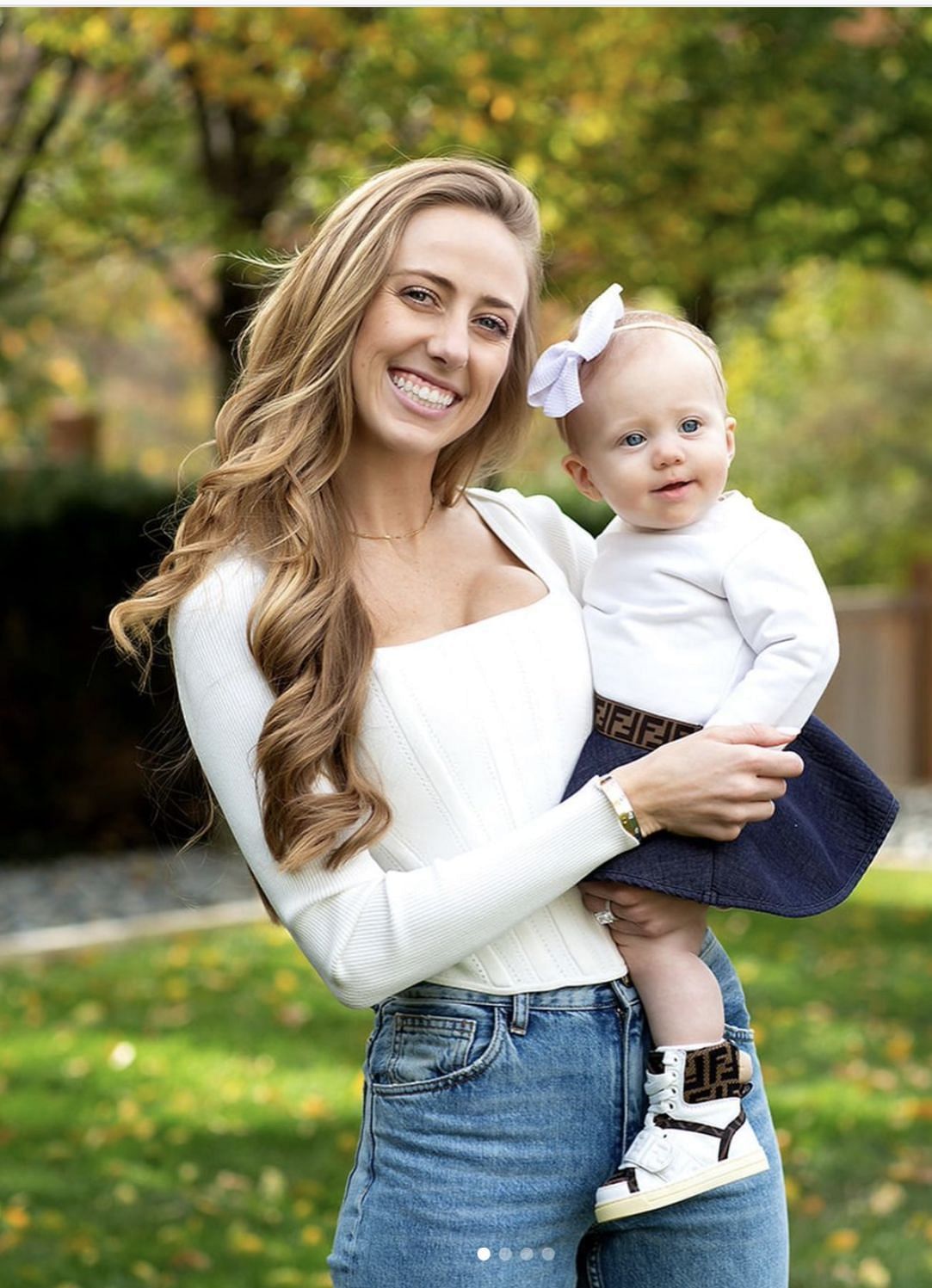 Brittany with Baby Sterling at the photoshoot