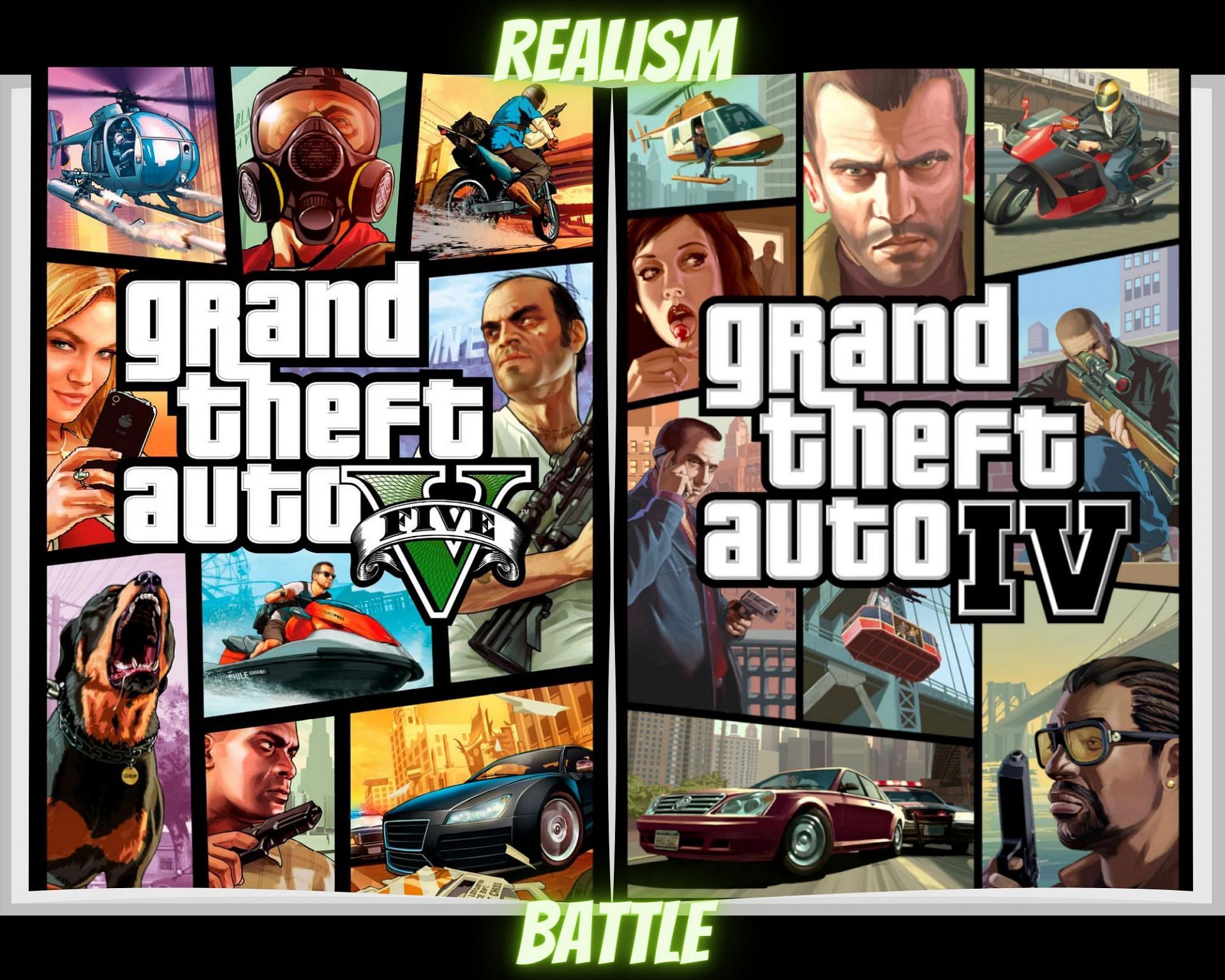 game is more realistic according to GTA 4 or 5?