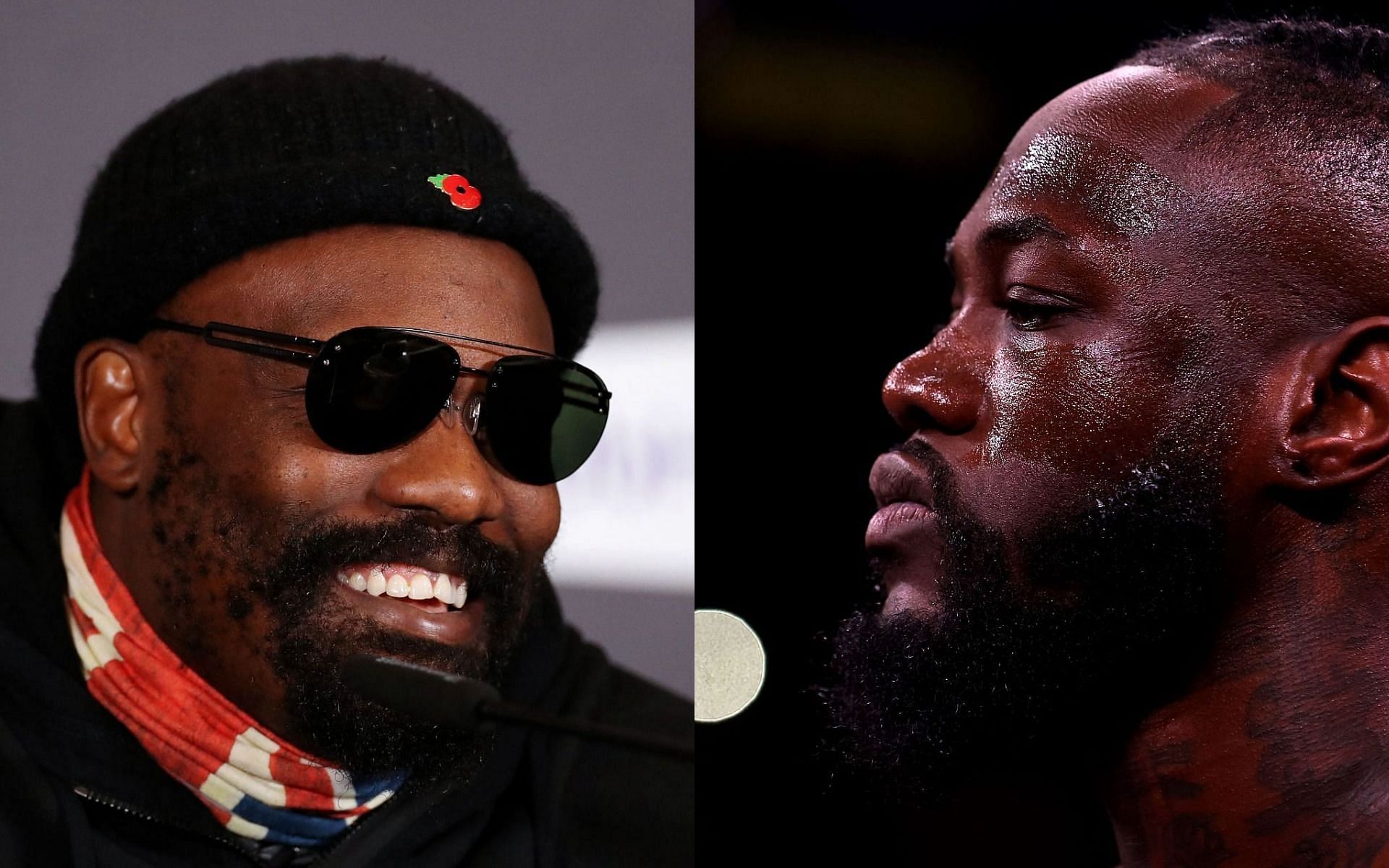 Dereck Chisora (left) has called out Deontay Wilder (right) for a fight next/