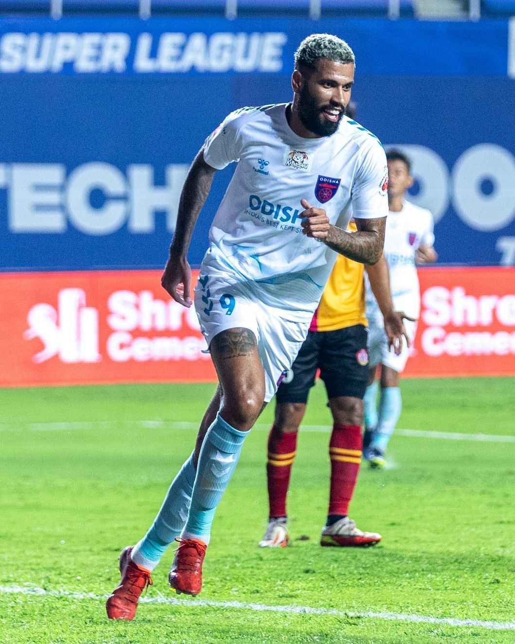 Jonathas had a goal and an assist to his name today (Image courtesy: ISL Social Media)