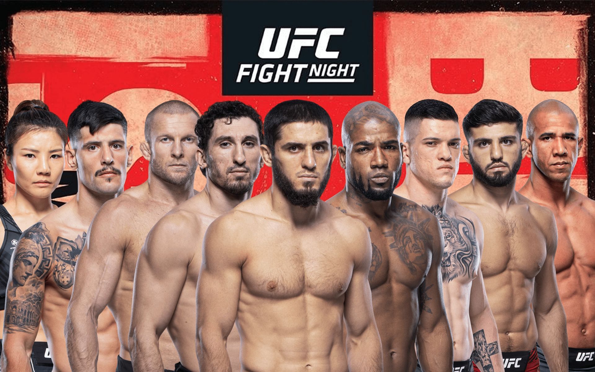 UFC Fight Night: Makhachev vs. Green main card poster (Image Credit: via UFC.com)
