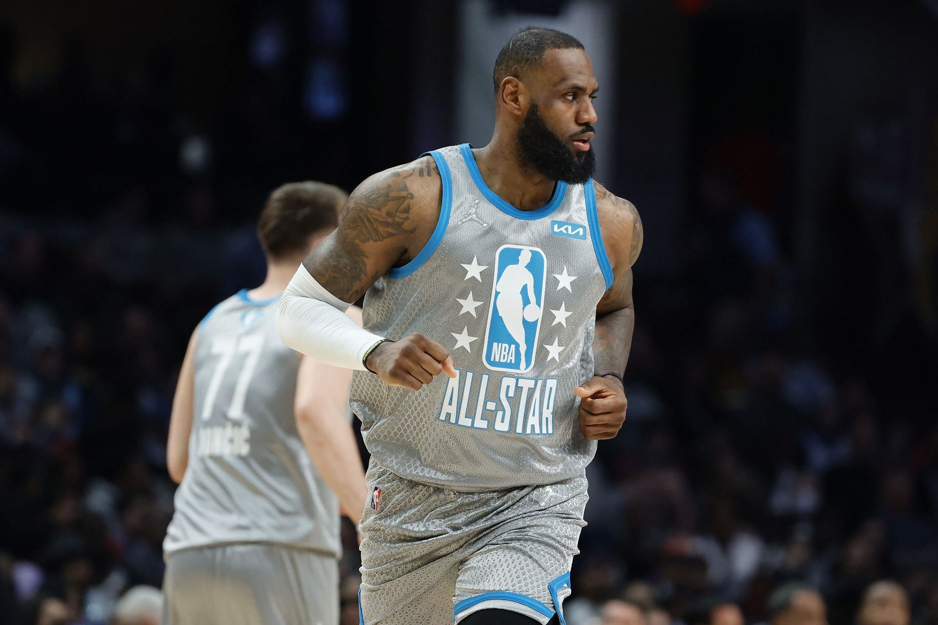 LeBron James (#6) during the 2022 NBA All-Star Game