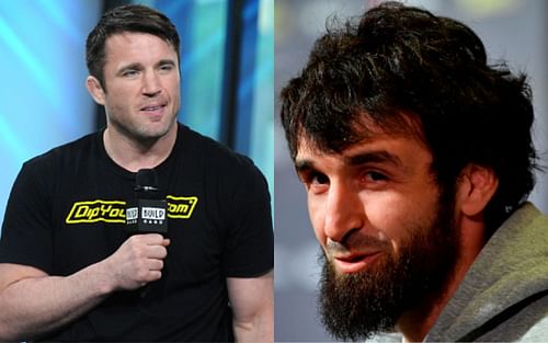 Chael Sonnen (left); Zabit Magomedsharipov (right)