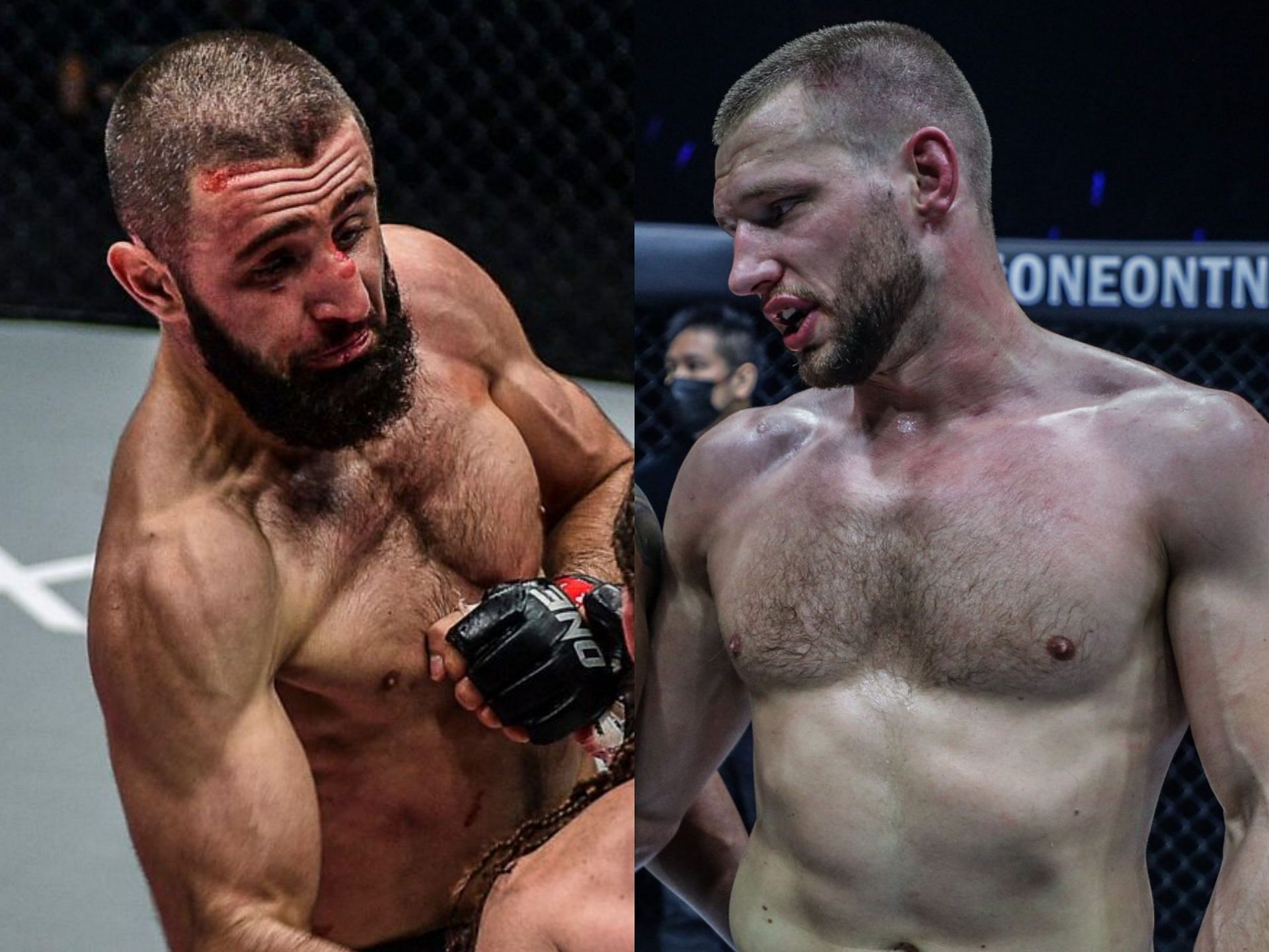 Kiamrian Abbasov (left) and Reinier de Ridder (right). [Photo: ONE Championship]