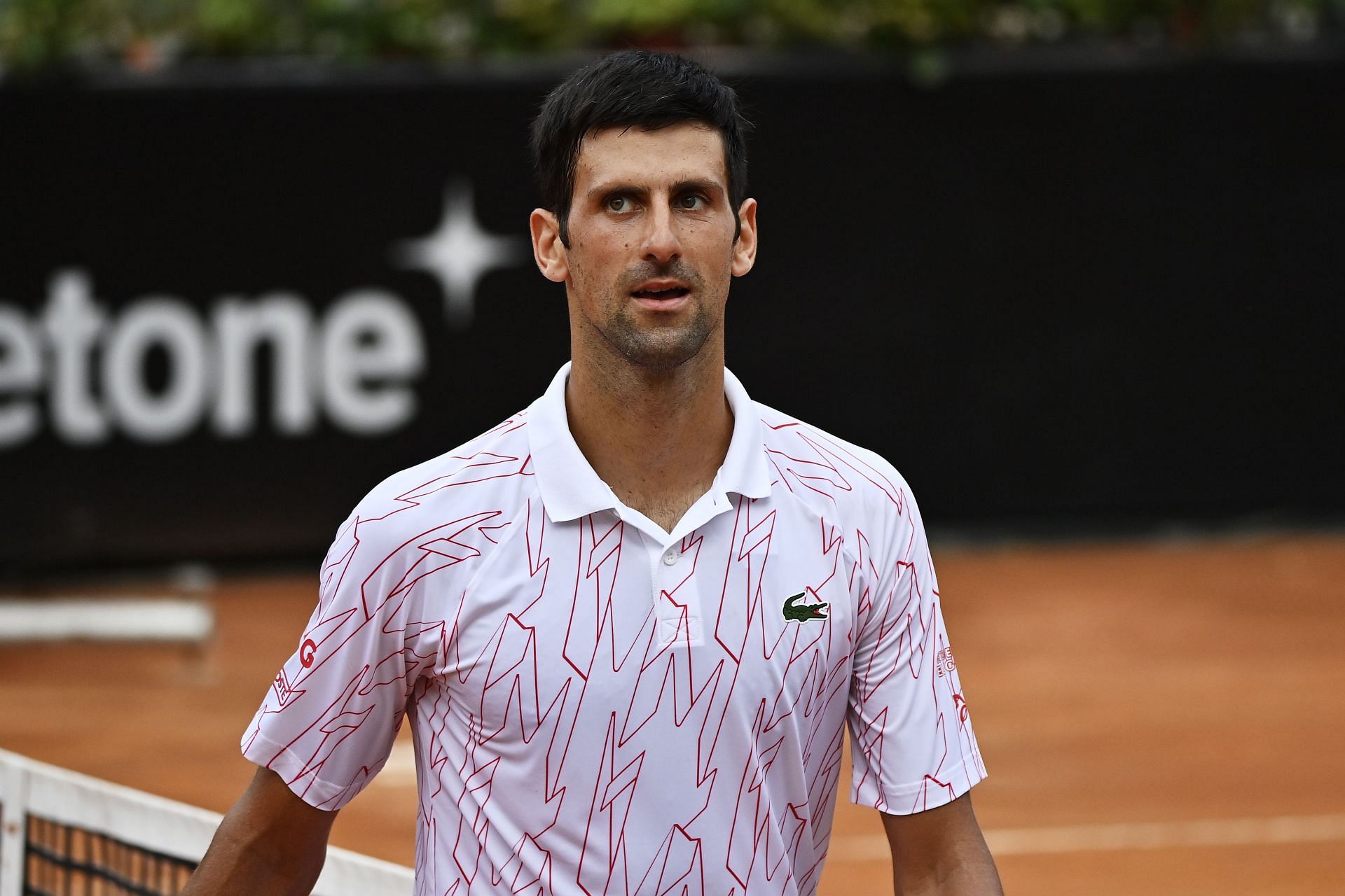 Novak Djokovic at the Internazionali BNL D&#039;Italia 2020