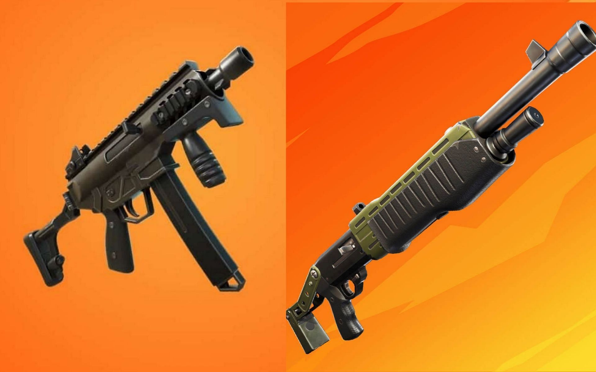 Easy vs.difficult weapons (Image via Epic Games)