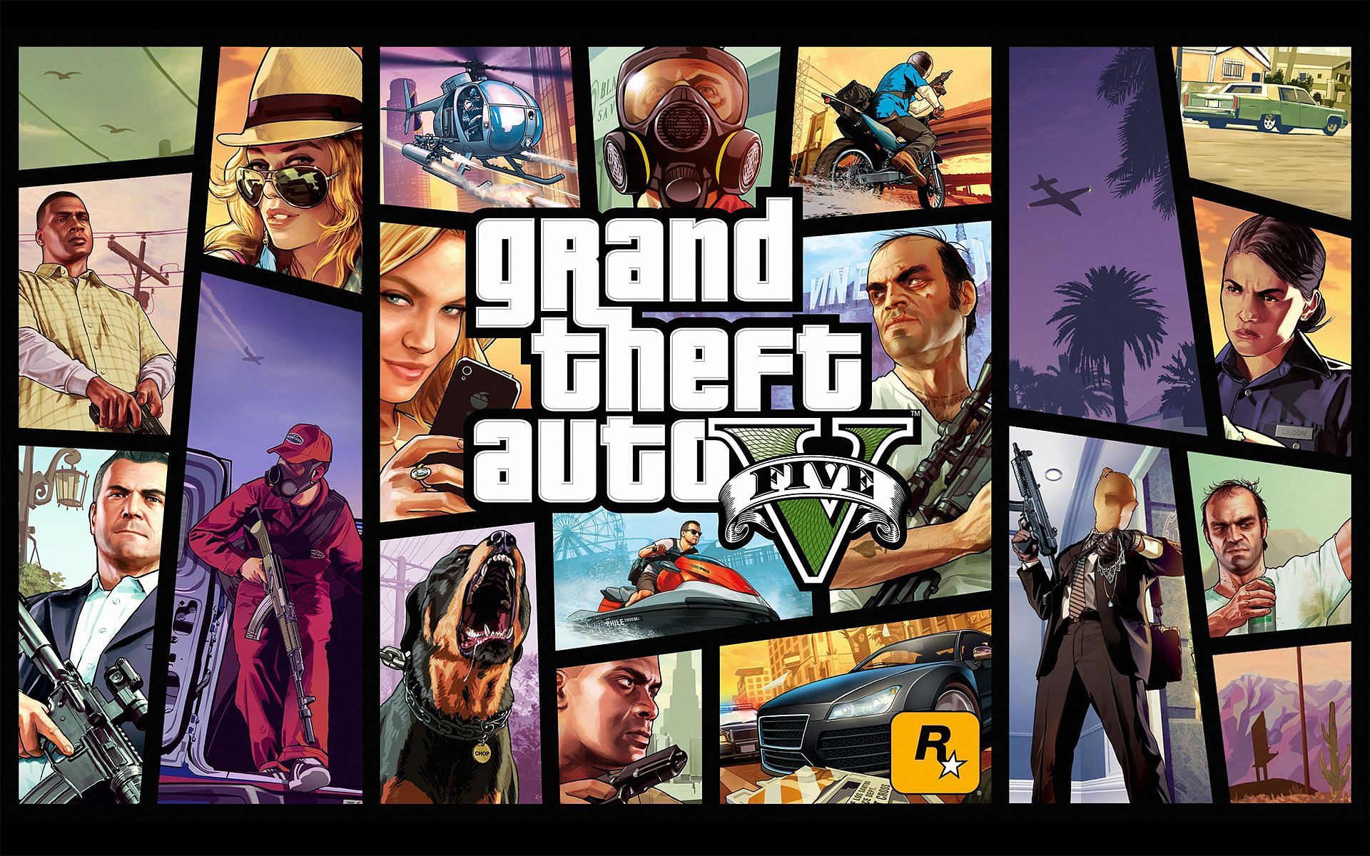 GTA 5 is not available on mobiles (Image via Rockstar Games)