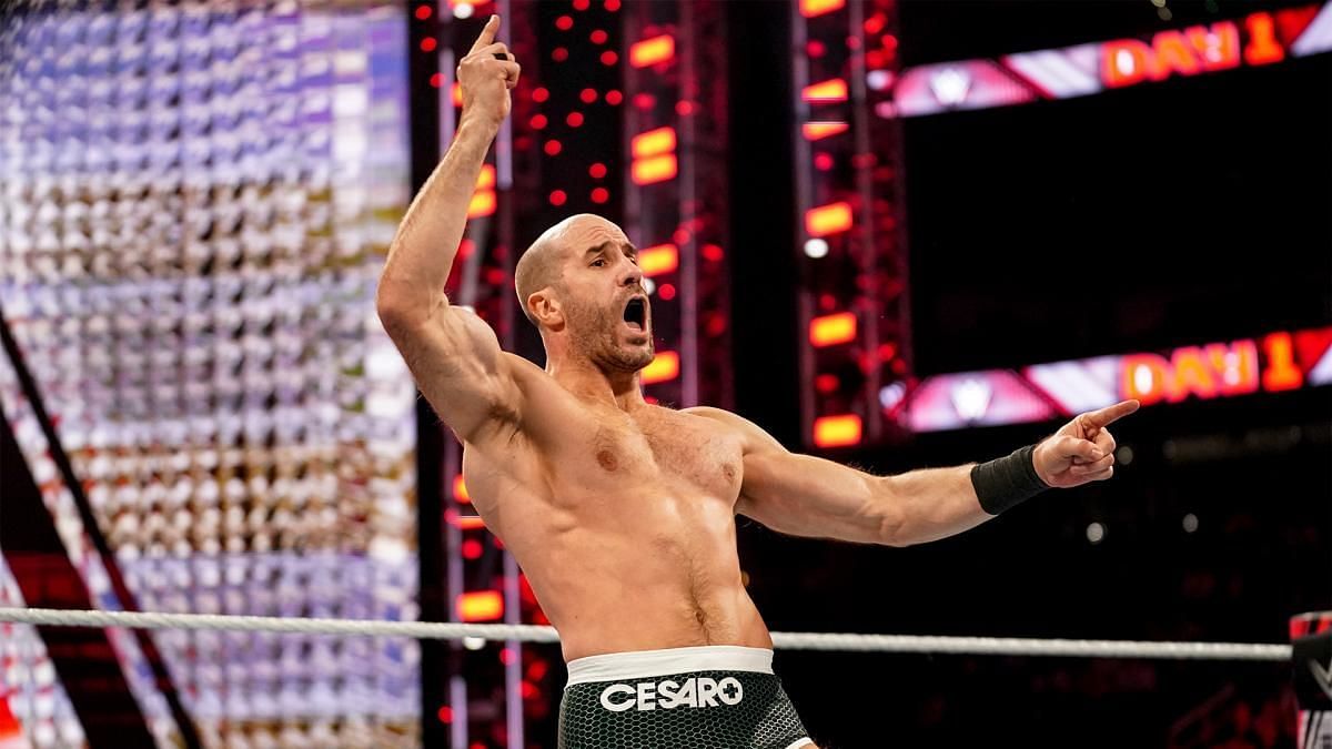 Cesaro was not featured in the Royal Rumble
