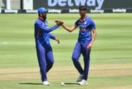 Prasidh Krishna (R) has picked up 109 wickets in 64 List A games.