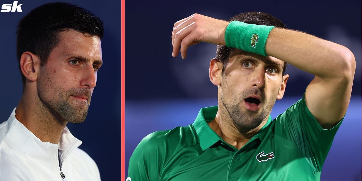 Novak Djokovic suffered a shock loss at the Dubai Tennis Championships