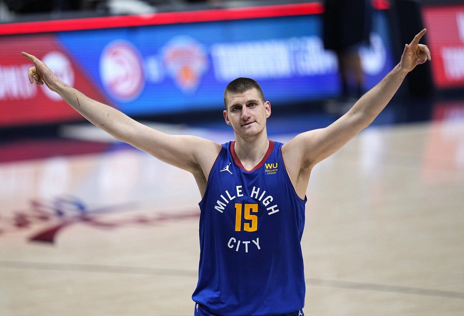 Nikola Jokic&#039;s season for the ages is still, unbelievably, flying under the radar this season. [Photo: Los Angeles Times]