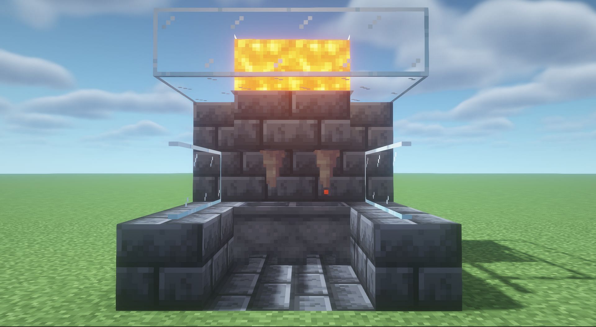 Infinite lava farm (Image via Minecraft)