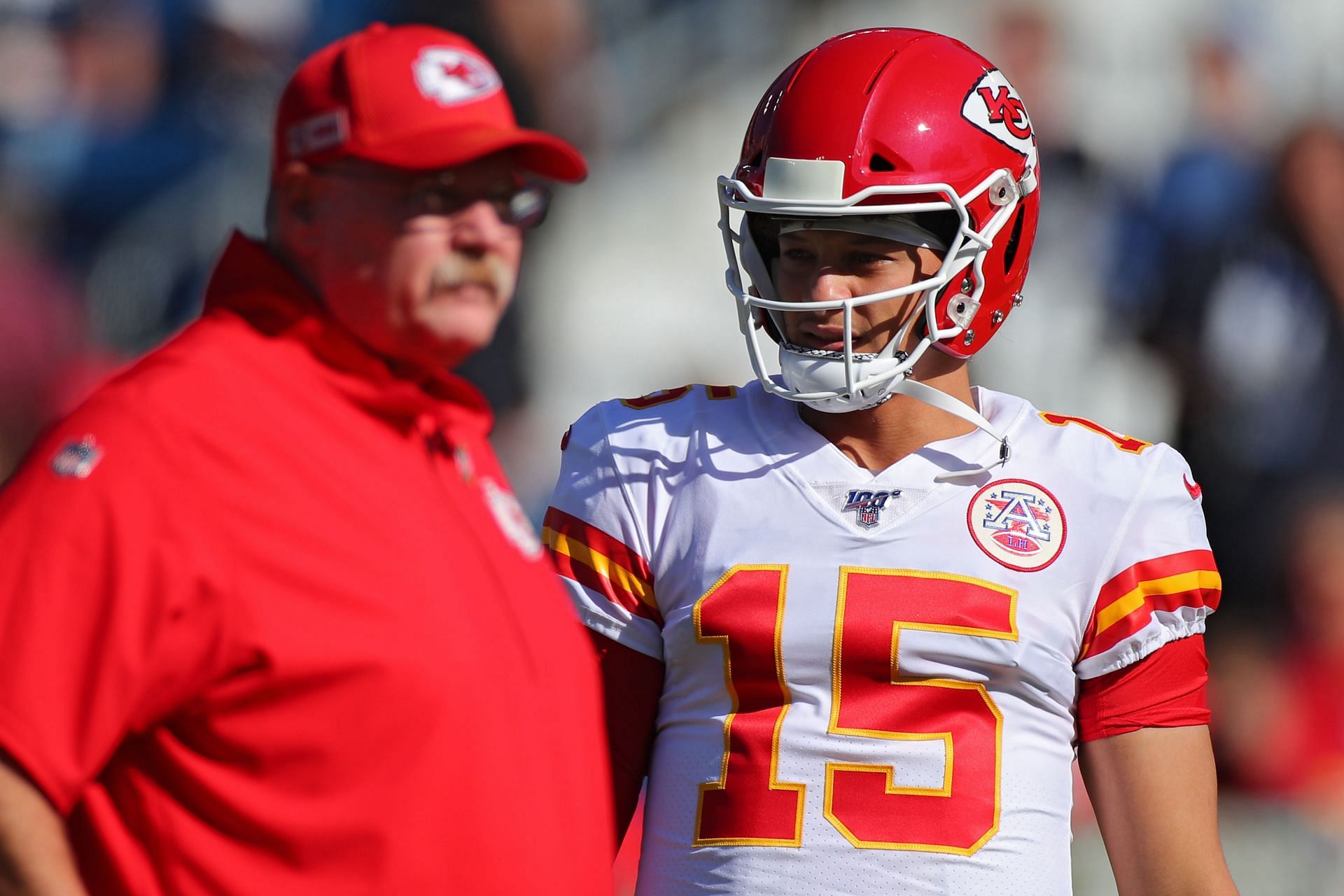 Patrick Mahomes was the lucky charm at Miami GP for Checo Perez