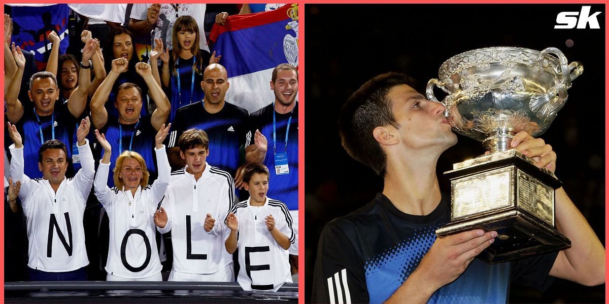 Novak Djokovic recalled his first ever Grand Slam title, the 2008 Australian Open