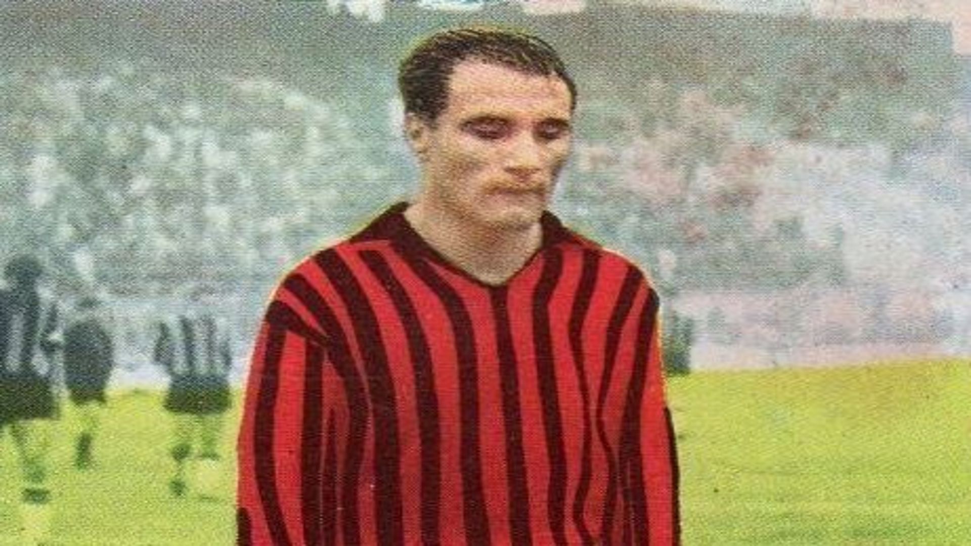 Paolo Ferrario wearing the Rossoneri colours