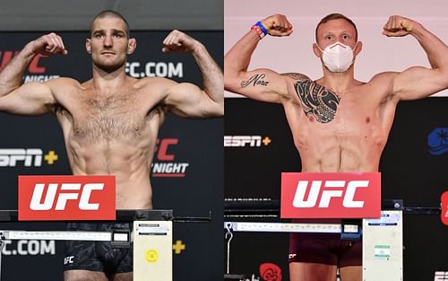 Sean Strickland(left); Jack Hermansson(right)