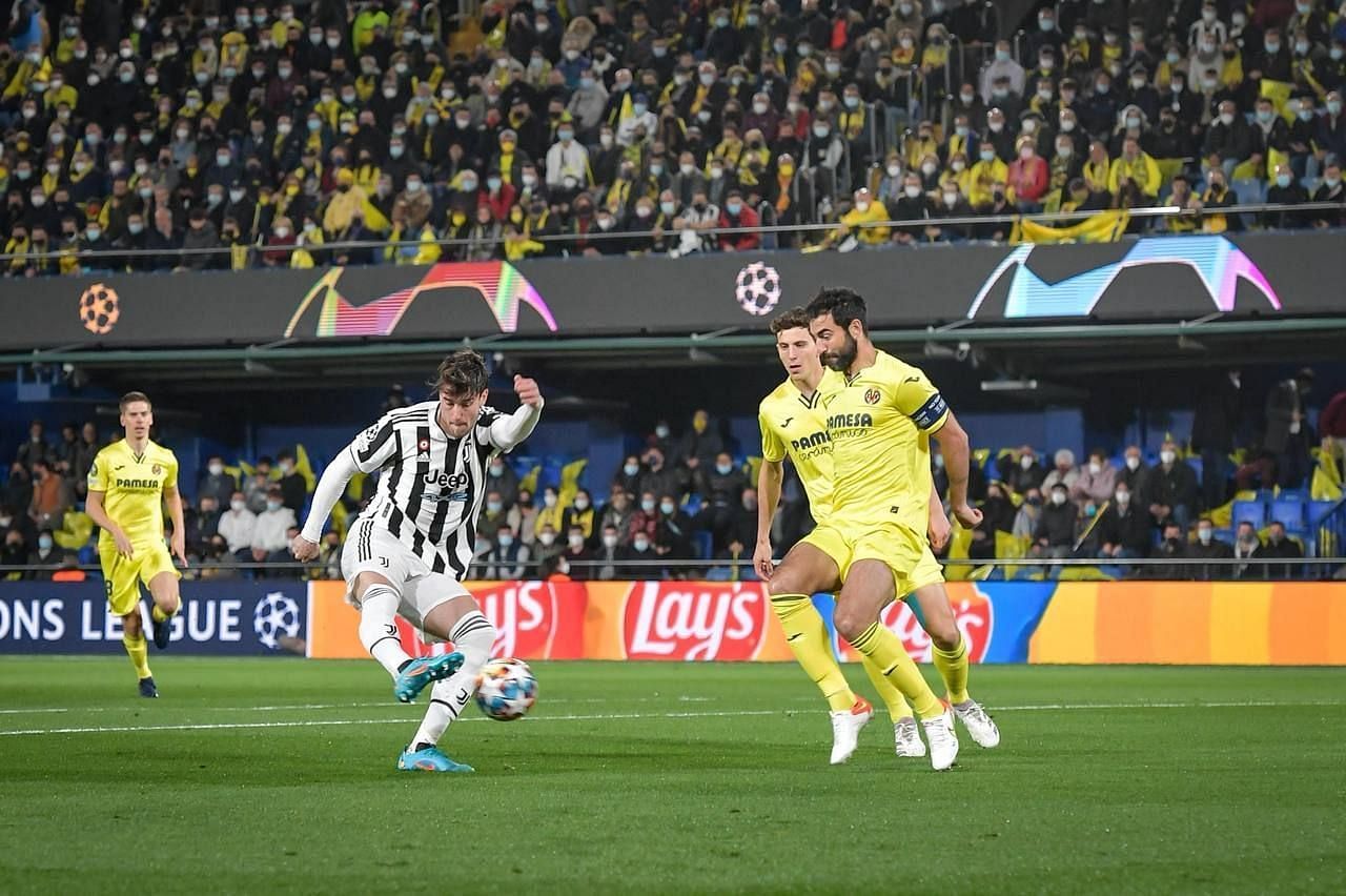 Dusan Vlahovic scored on his Champions League debut against Villarreal