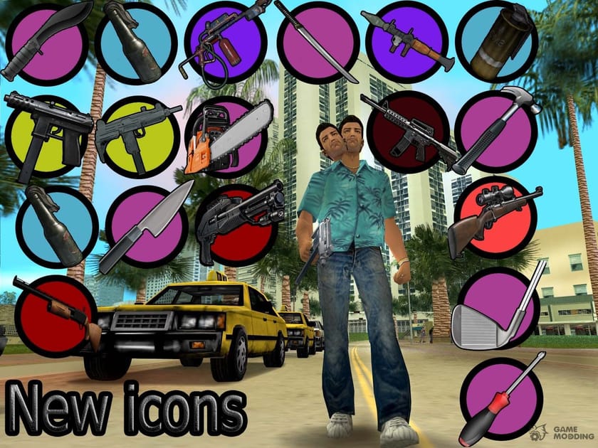 5 most frequently used cheats in GTA Vice City DE