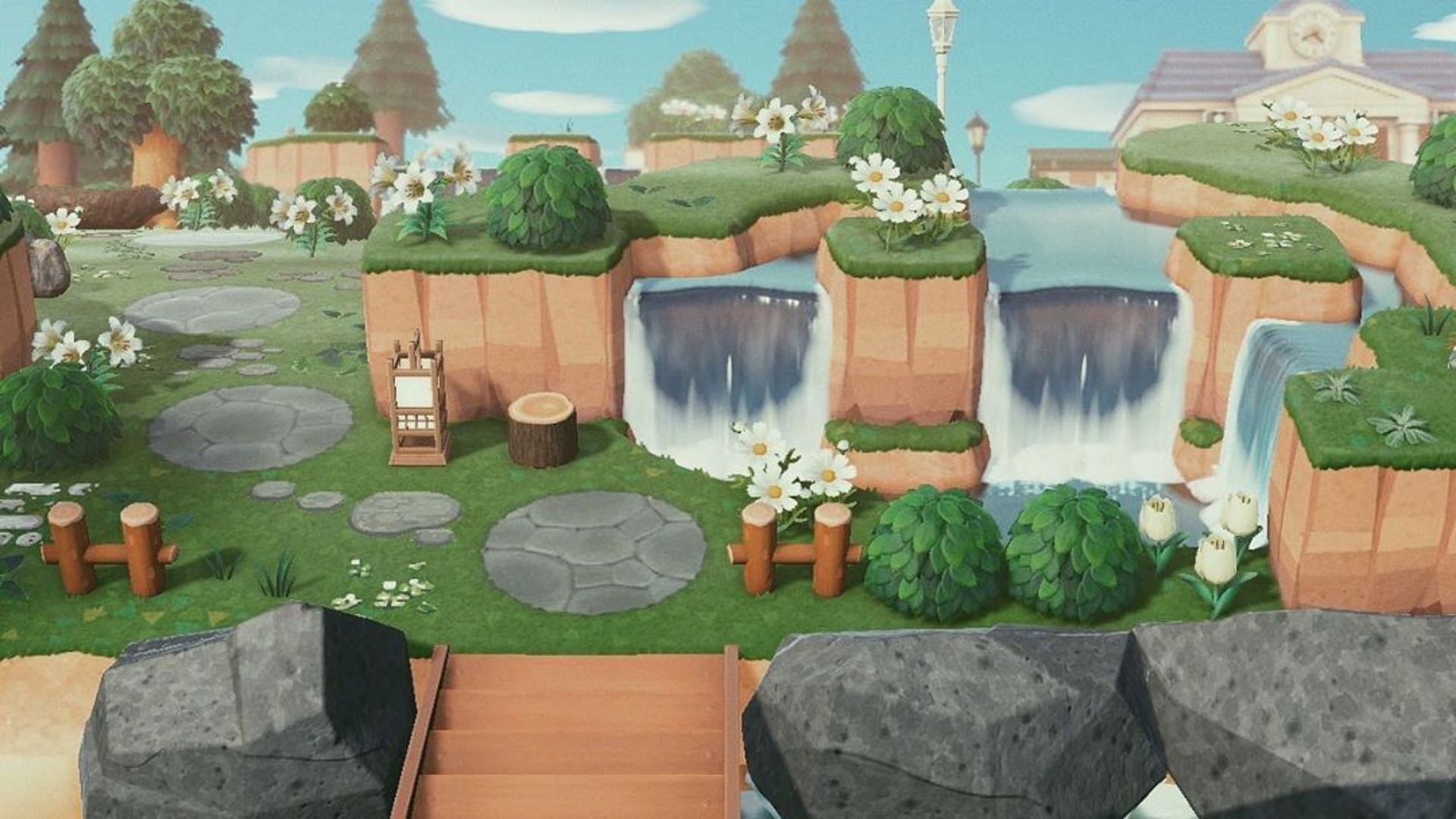 Attractive Animal Crossing: New Horizons island design ideas (Image via Pinterest)