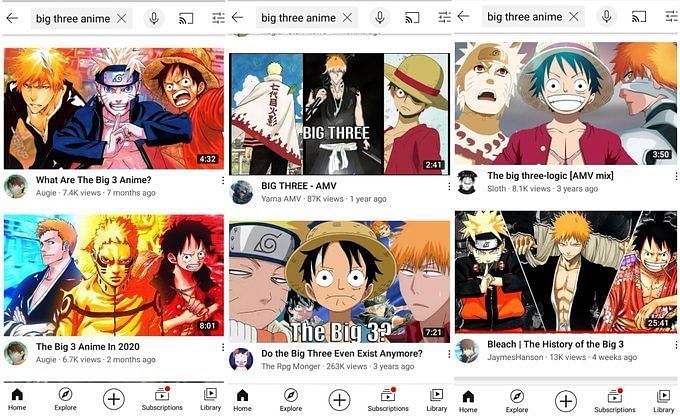 Does Anime's 'Big 3', Naruto Bleach and One Piece need to be replaced?