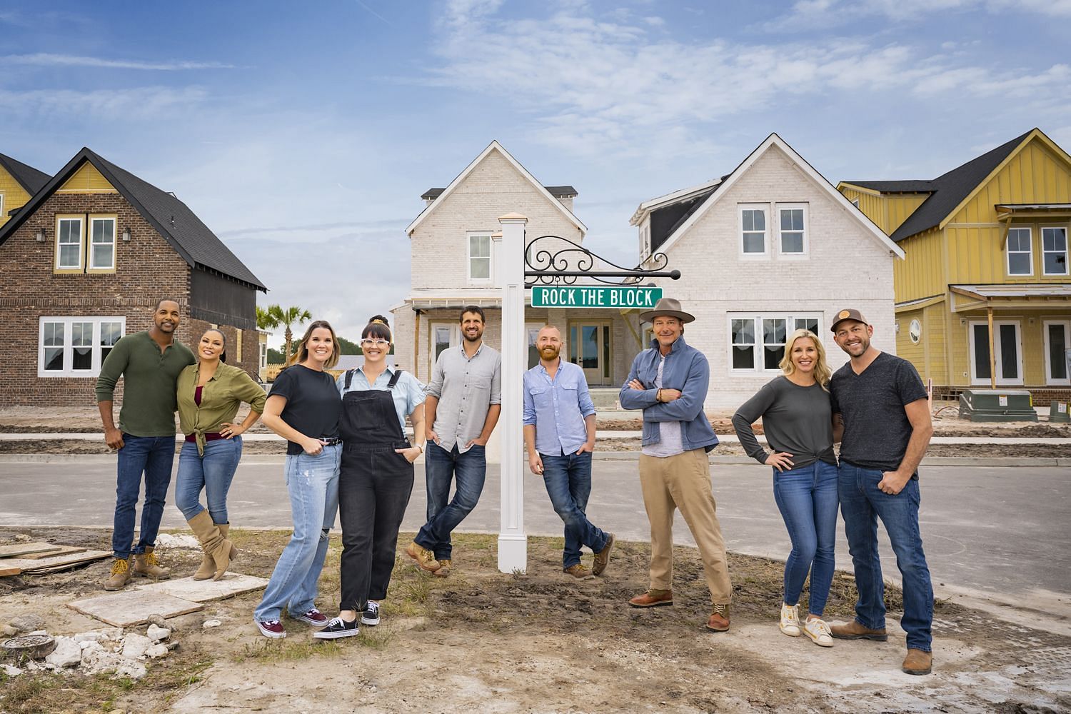 Rock The Block Season 3 is based on four duo teams competing to renovate identical properties and transform them into stunning suburban homes (Image via HGTV)