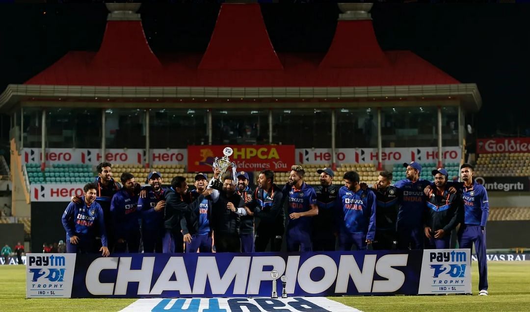 India defeated Sri Lanka 3-0 in the T20I series (Image:BCCI)