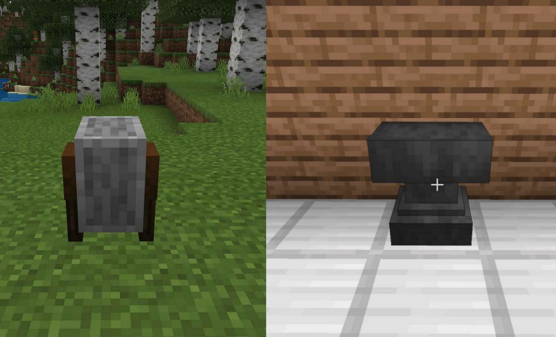 Which block is better? (Image via Mojang)