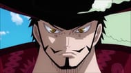 Dracule Mihawk as seen during the series' anime (Image via Toei Animation)