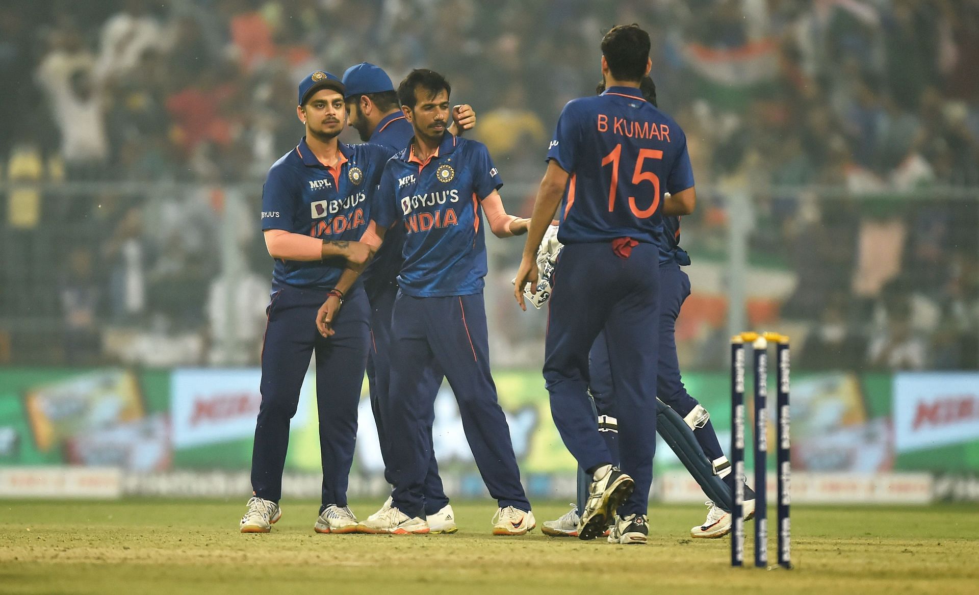Yuzvendra Chahal during a T20I encounter. Pic: Getty Images