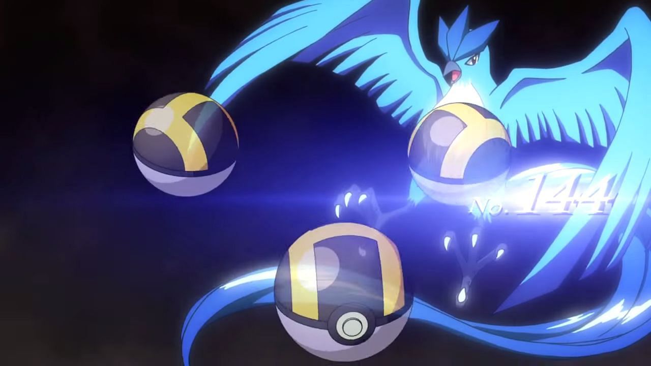Articuno as it appears in the Pokemon Origins special (Image via The Pokemon Company)