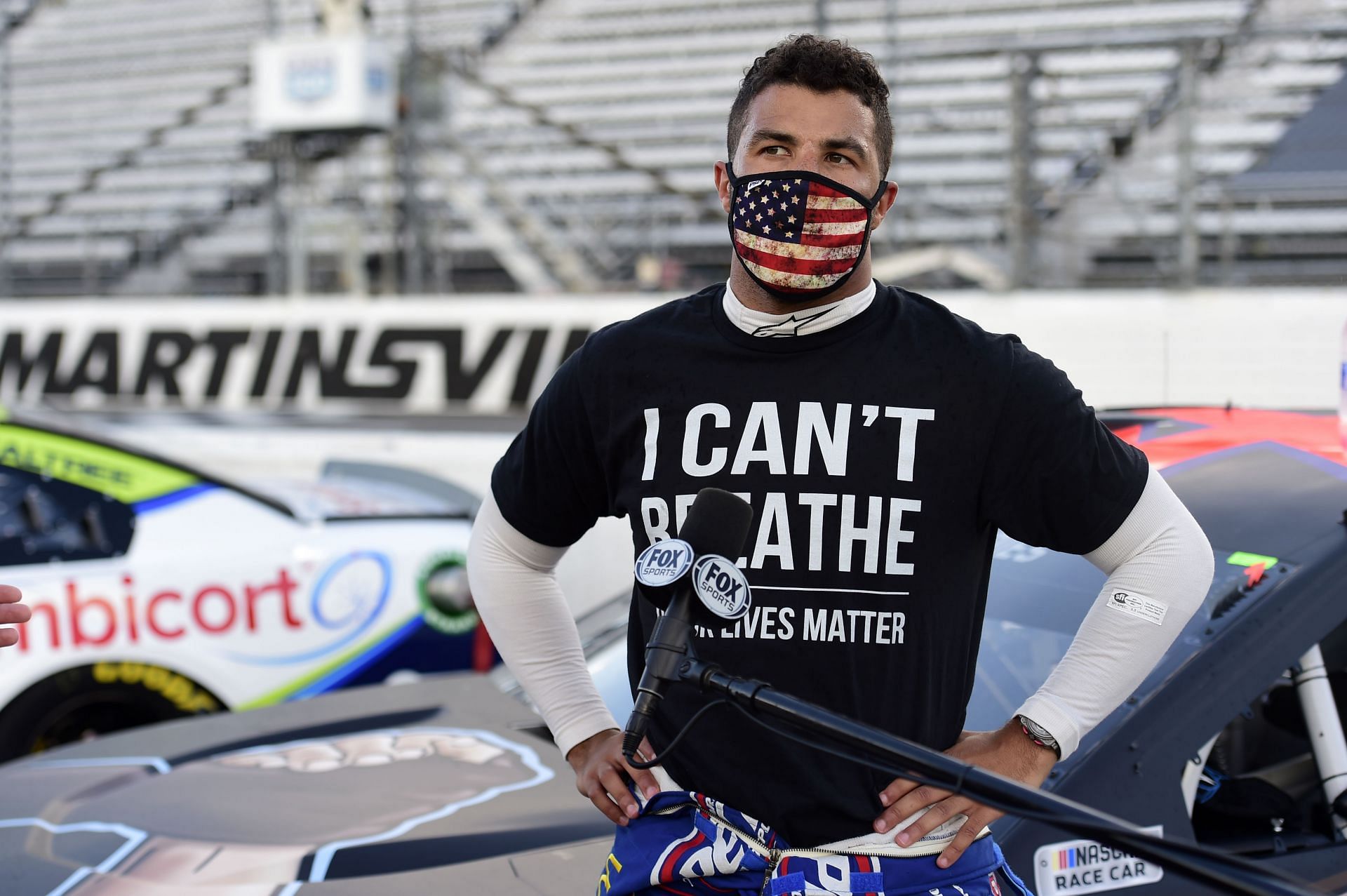 Bubba Wallace Jr. has been at the forefront of the Black Lives Matter movement (Photo by Jared C. Tilton/Getty Images)