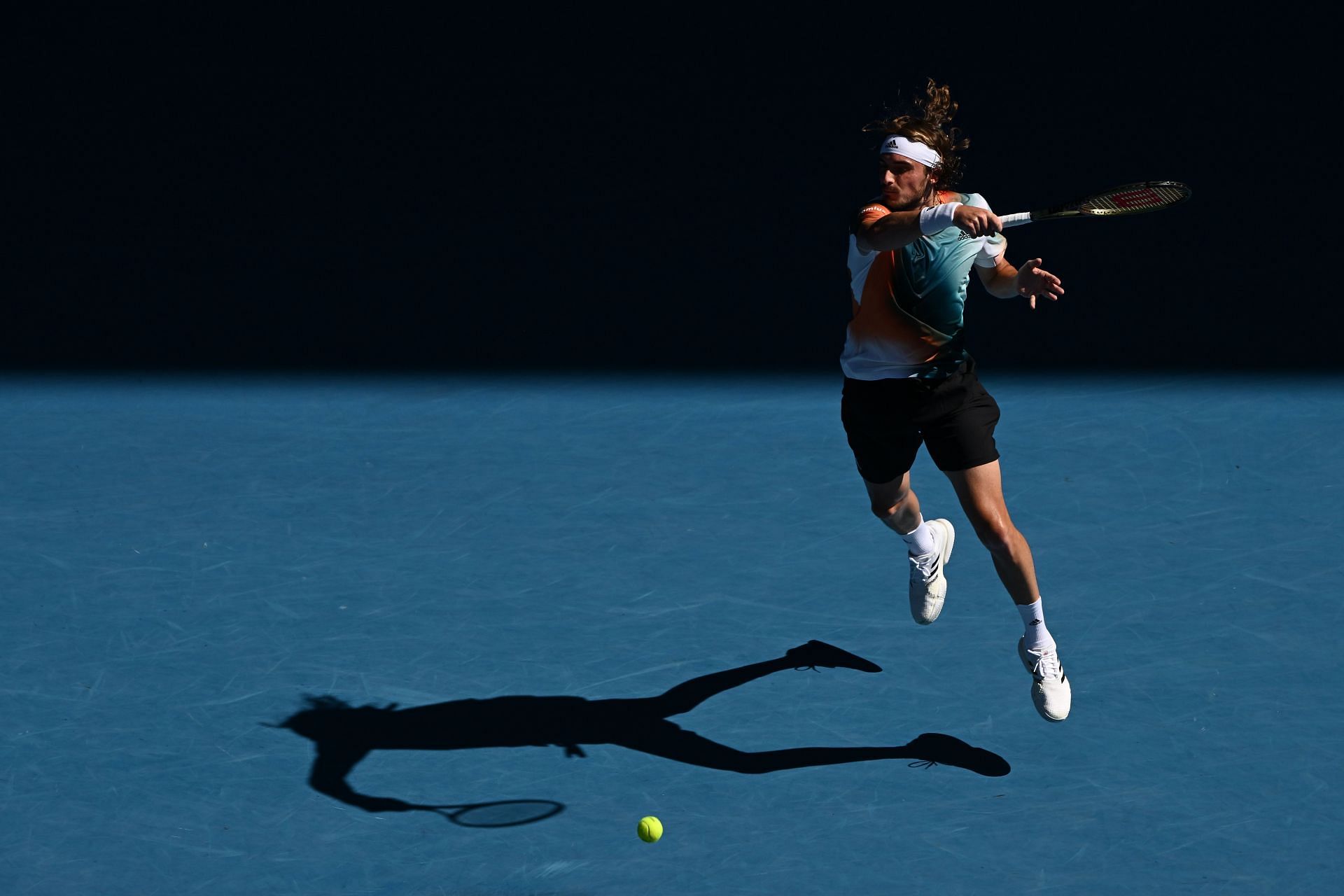 Tsitsipas at the 2022 Australian Open.