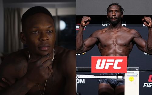 Israel Adesanya(left) via YouTube/ FREESTYLEBENDER;Jared Cannonier(right)