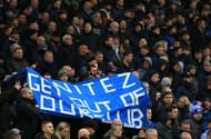 Rafa Benitez's spell as Everton coach saw him getting increasingly unpopular with the team's support base