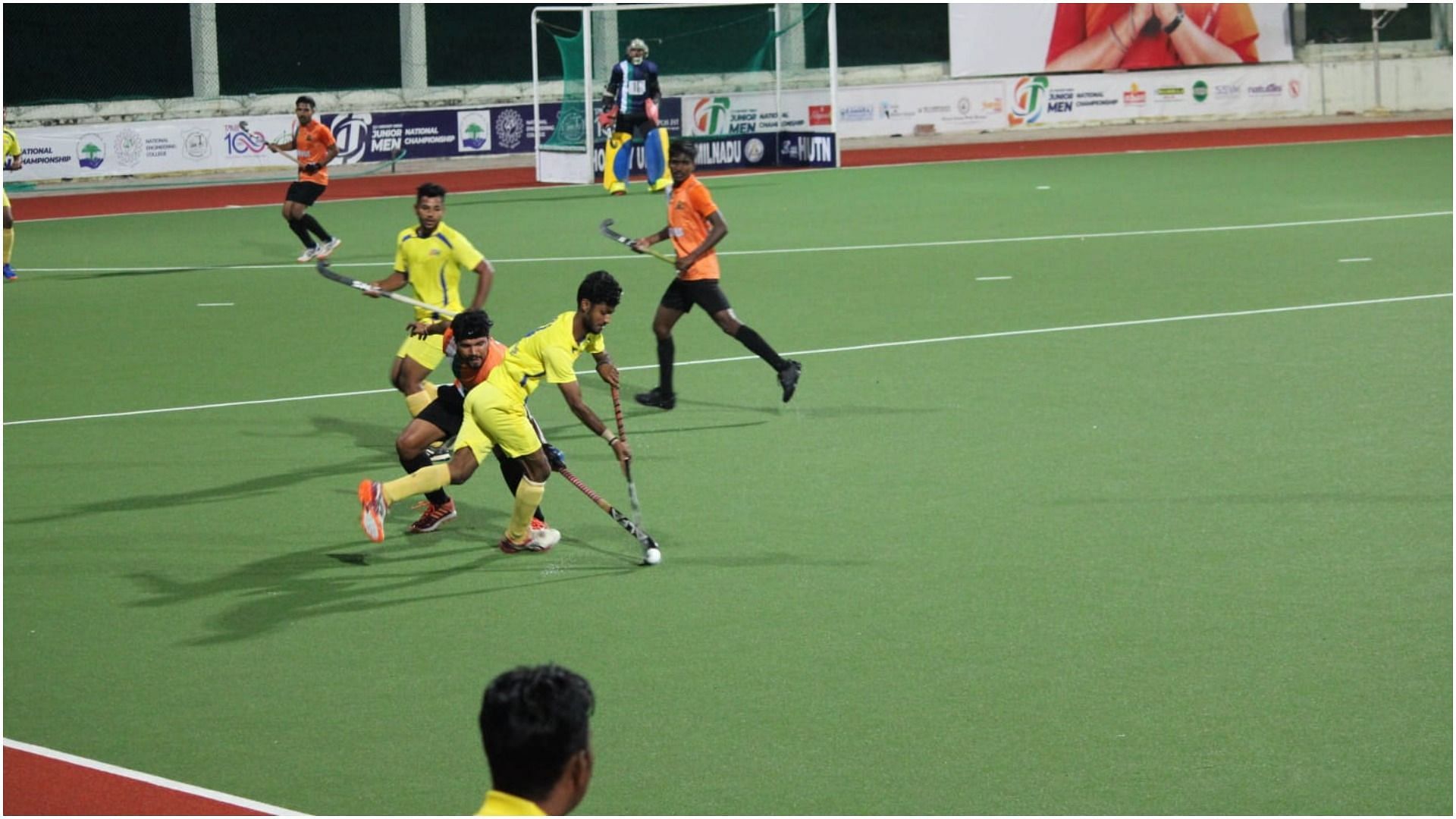 Action from 11th Hockey India Junior Men National Championship 2021 (Pic Credit: Hockey India)