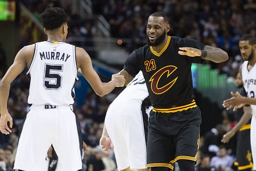 Dejounte Murray will play alongside LeBron James for the Western Conference