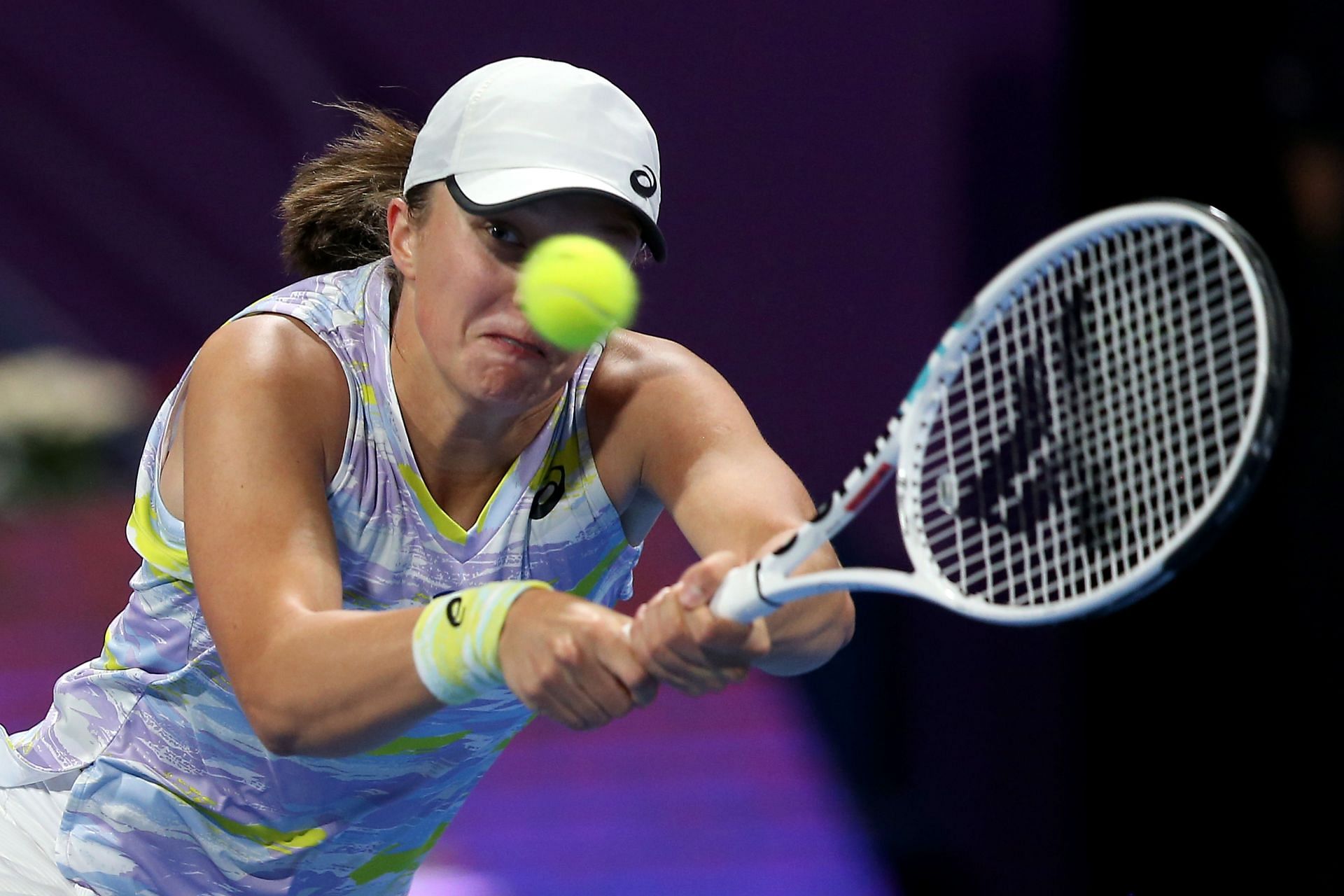 Swiatek won her fourth career singles title in Doha