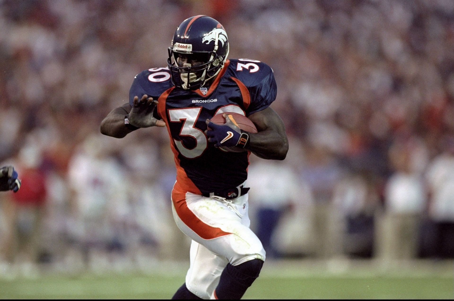 Denver Broncos running back Terrell Davis