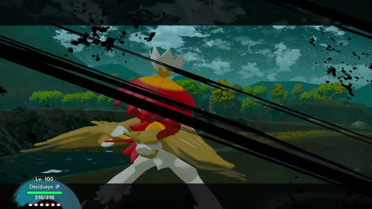 Hisuian Decidueye has a new signature move in Triple Arrows (Image via Game Freak)