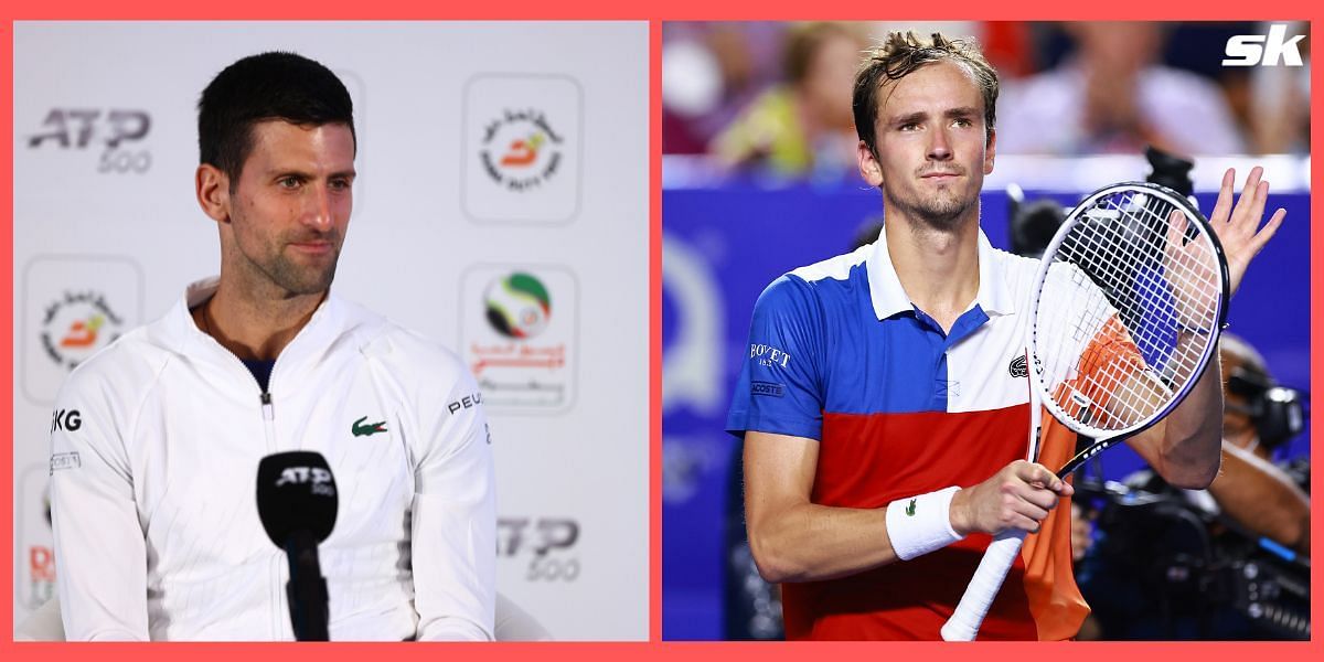 Novak Djokovic congratulated Daniil Medvedev on the World No. 1 ranking