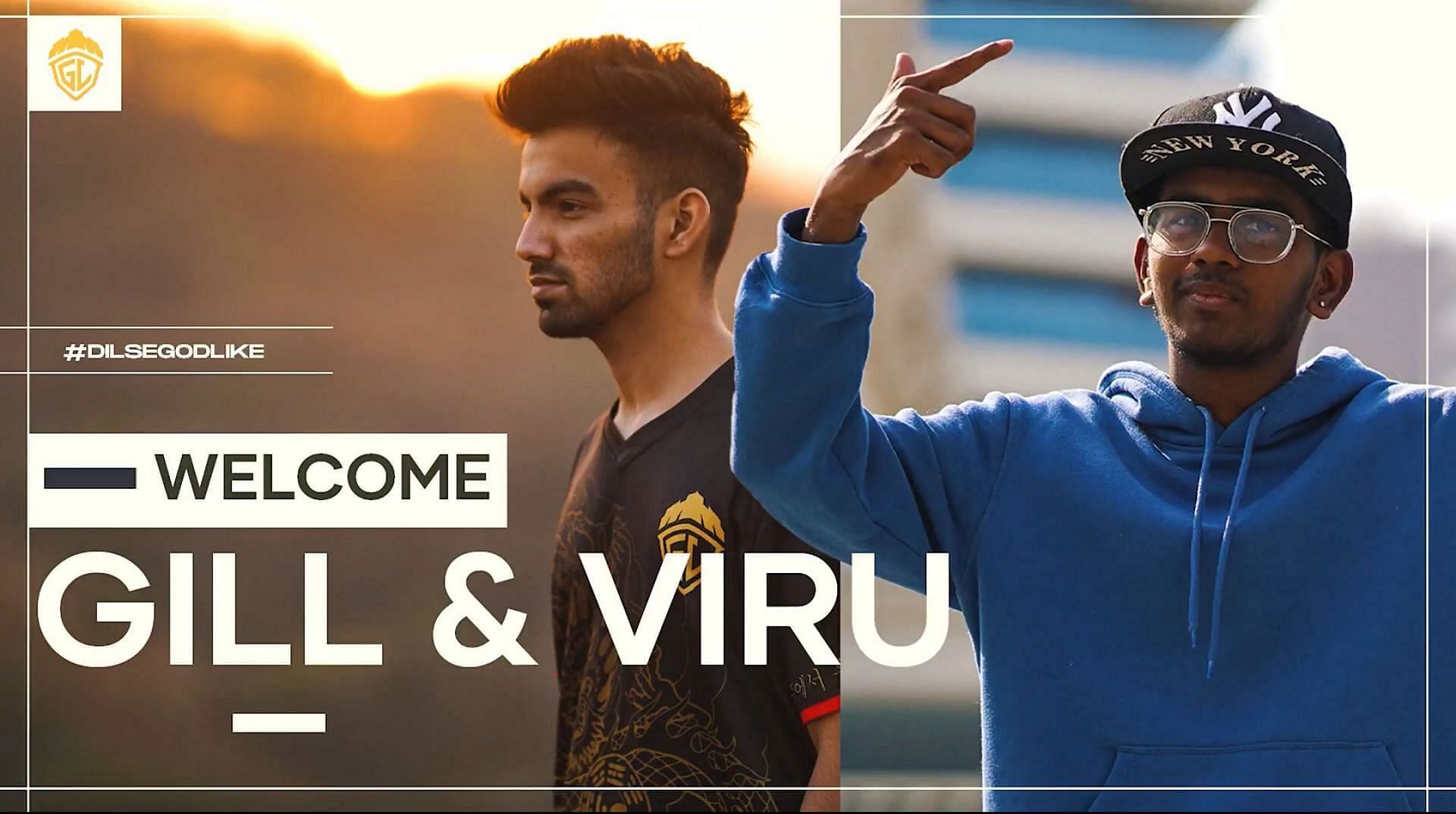 Viru and Gill&#039;s announcement video leaves fans divided in opinions (Image via GodL Esports)