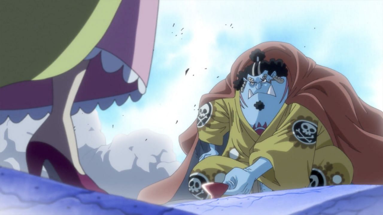 Jinbe as seen in the series&#039; anime (Image via Toei Animation)