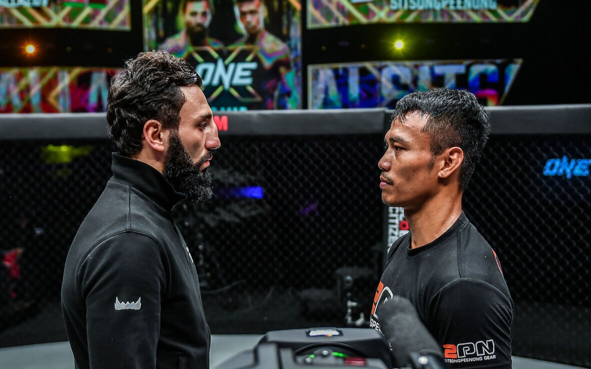Chingiz Allazov (Left) and Sithichai (Right) booked their ticket to the finals of the ONE Featherweight Kickboxing World Grand Prix in the recently concluded ONE: Only the Brave. | [Photo: ONE Championship]