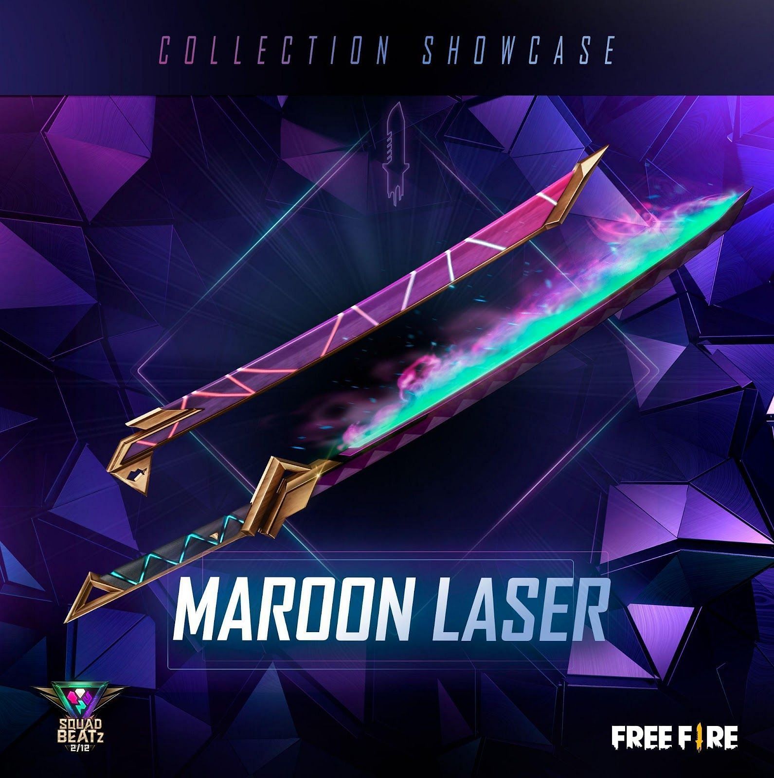 Maroon Laser Katana: New squad Beatz-themed collectible