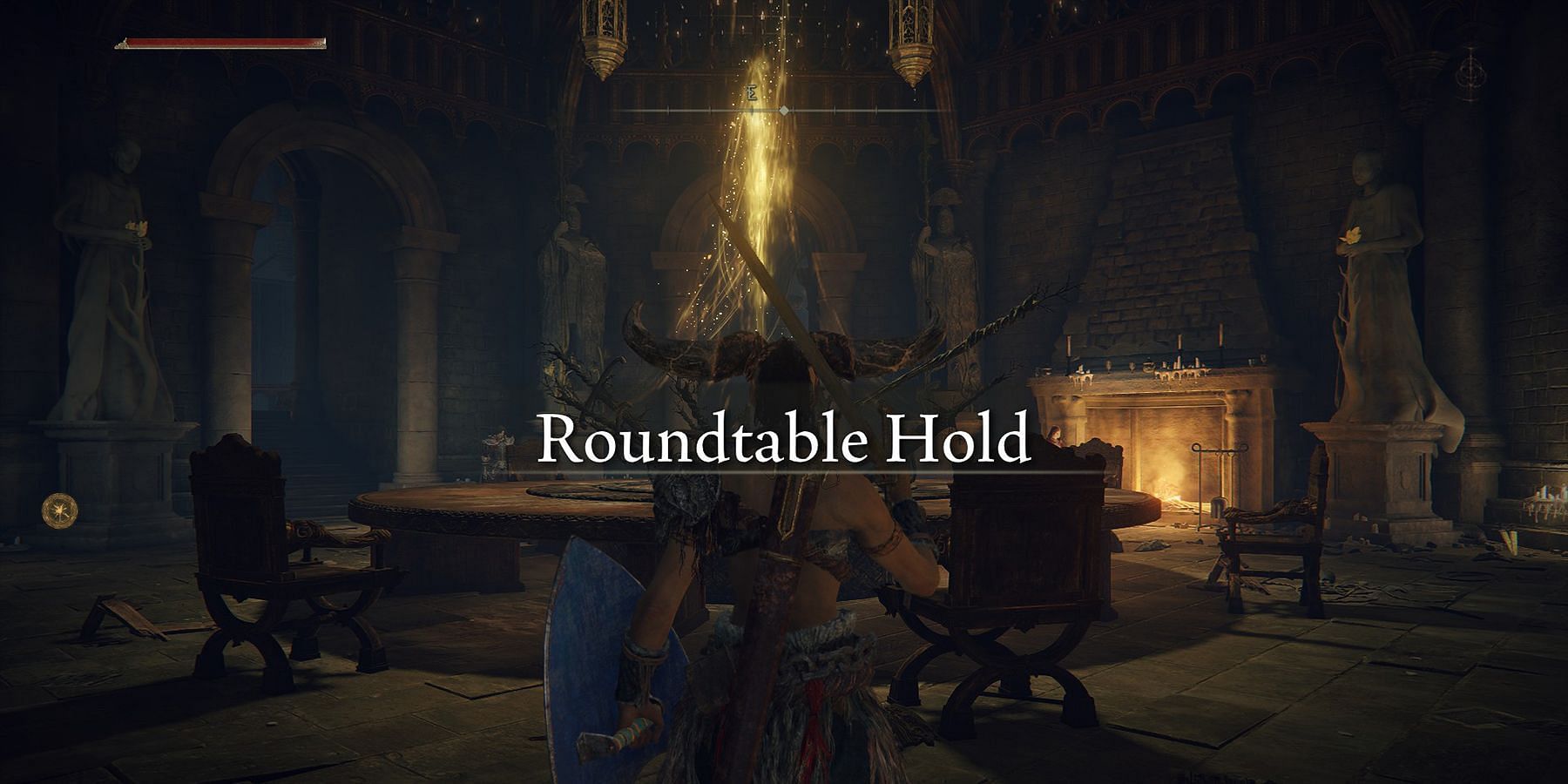 A player arrives at Roundtable Hold in Elden Ring (Image via FromSoftware Inc.)
