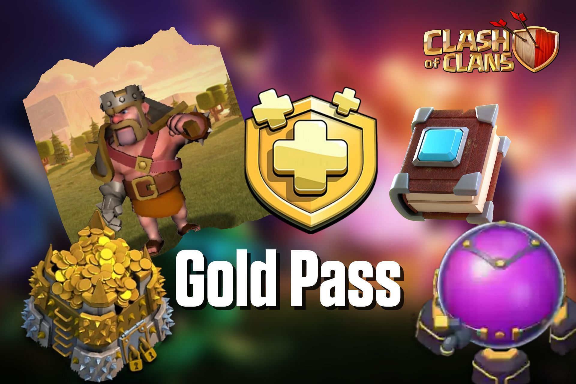 Gold Pass in Clash of Clans (Image via Sportskeeda)