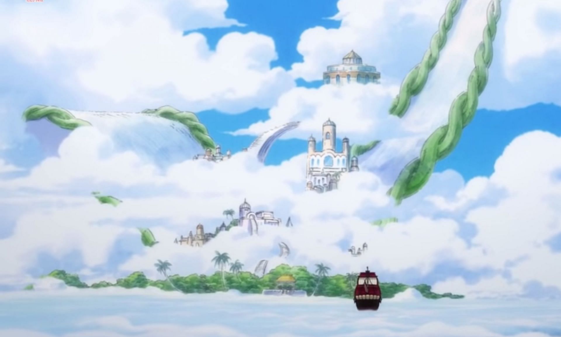 A glimpse into heaven itself (Image via Toei Animation)