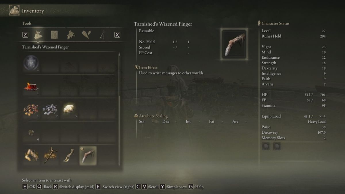 How to write messages in Elden Ring?