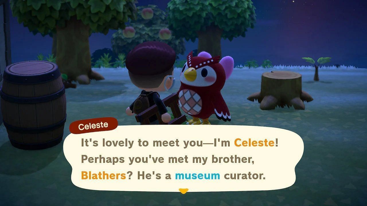 Celeste in Animal Crossing: New Horizons (Image via Nintendo Life)